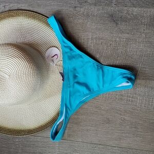 NWT baby blue cheeky/ thong bikini bottom.  Size Medium